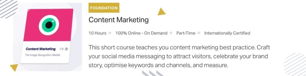 Content Marketing Skills - Short Online Course