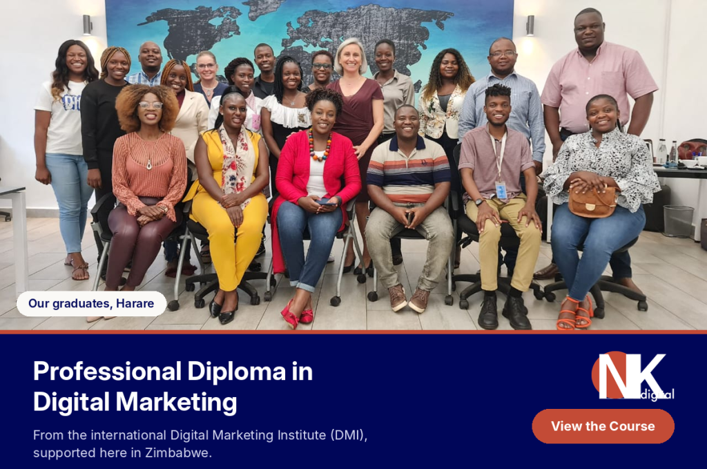 Digital marketing Diploma graduates in Zimbabwe | NK Digital | Nikolina Kobali